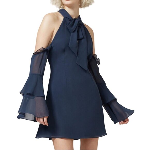 Keepsake Twilight Dreams Ruffle Mini Dress. Size S, NWT - Picture 1 of 16